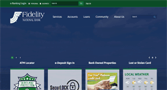 Desktop Screenshot of fidelitybanker.com